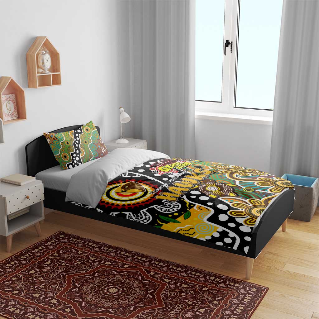 Hawks AFL Celebrating 50 Years of Naidoc Bedding Set NAIDOC Week 2025 Aboriginal