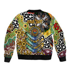 Personalised Hawks AFL Celebrating 50 Years of Naidoc Bomber Jacket NAIDOC Week 2025 Aboriginal