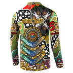Personalised Hawks AFL Celebrating 50 Years of Naidoc Button Sweatshirt NAIDOC Week 2025 Aboriginal