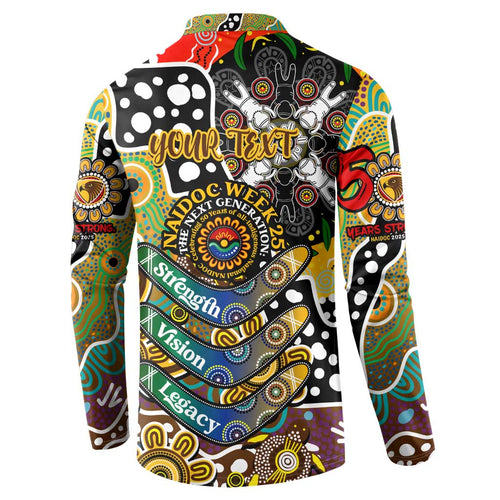 Personalised Hawks AFL Celebrating 50 Years of Naidoc Button Sweatshirt NAIDOC Week 2025 Aboriginal