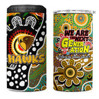Hawks AFL Celebrating 50 Years of Naidoc 4 in 1 Can Cooler Tumbler NAIDOC Week 2025 Aboriginal