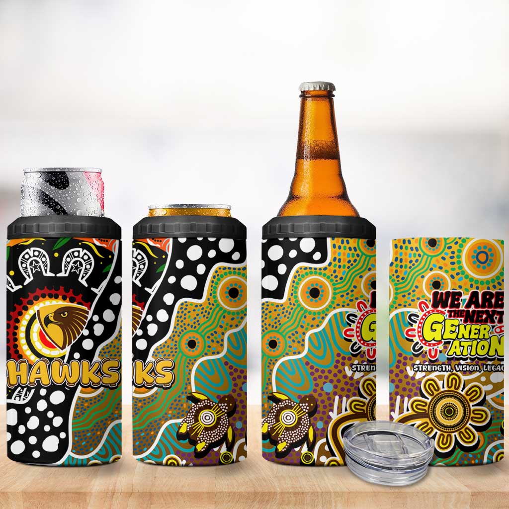 Hawks AFL Celebrating 50 Years of Naidoc 4 in 1 Can Cooler Tumbler NAIDOC Week 2025 Aboriginal