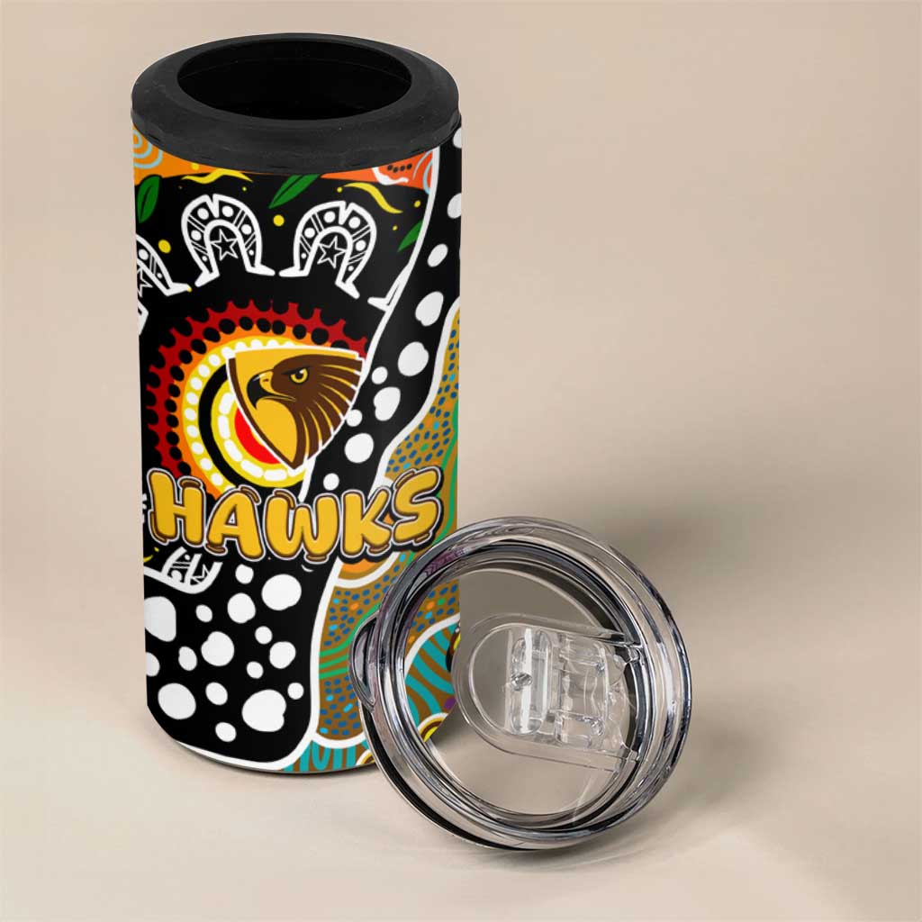 Hawks AFL Celebrating 50 Years of Naidoc 4 in 1 Can Cooler Tumbler NAIDOC Week 2025 Aboriginal