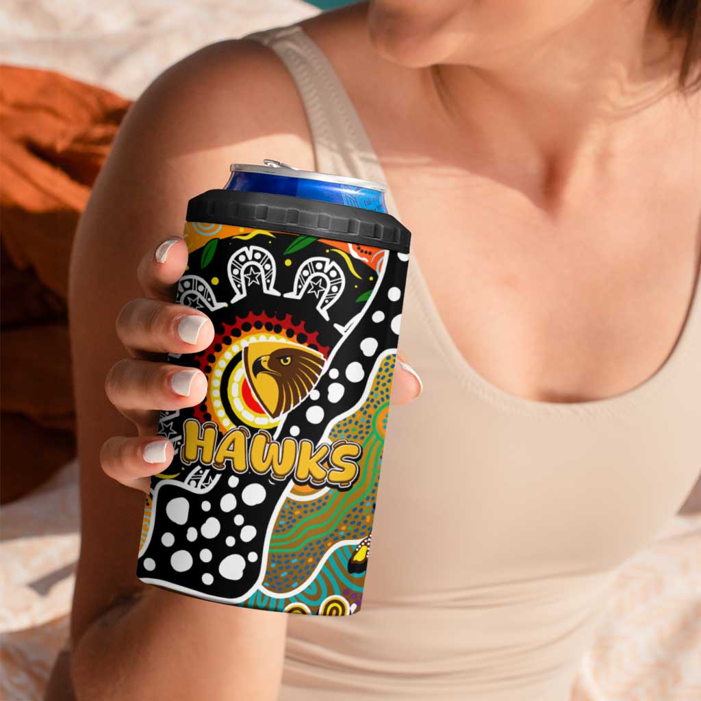 Hawks AFL Celebrating 50 Years of Naidoc 4 in 1 Can Cooler Tumbler NAIDOC Week 2025 Aboriginal