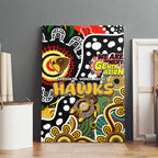 Hawks AFL Celebrating 50 Years of Naidoc Canvas Wall Art NAIDOC Week 2025 Aboriginal