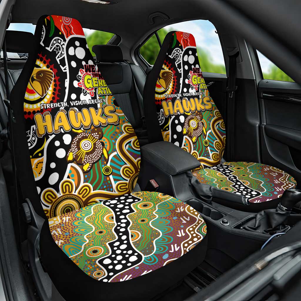 Hawks AFL Celebrating 50 Years of Naidoc Car Seat Cover NAIDOC Week 2025 Aboriginal
