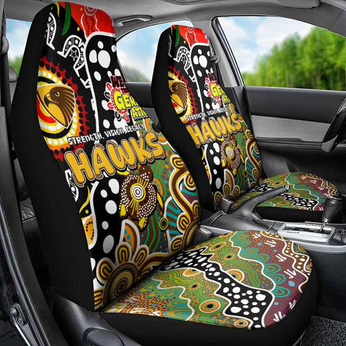 Hawks AFL Celebrating 50 Years of Naidoc Car Seat Cover NAIDOC Week 2025 Aboriginal