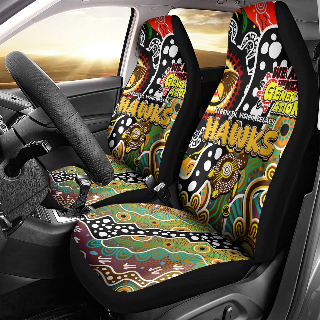 Hawks AFL Celebrating 50 Years of Naidoc Car Seat Cover NAIDOC Week 2025 Aboriginal
