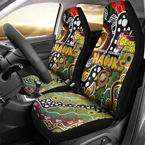 Hawks AFL Celebrating 50 Years of Naidoc Car Seat Cover NAIDOC Week 2025 Aboriginal