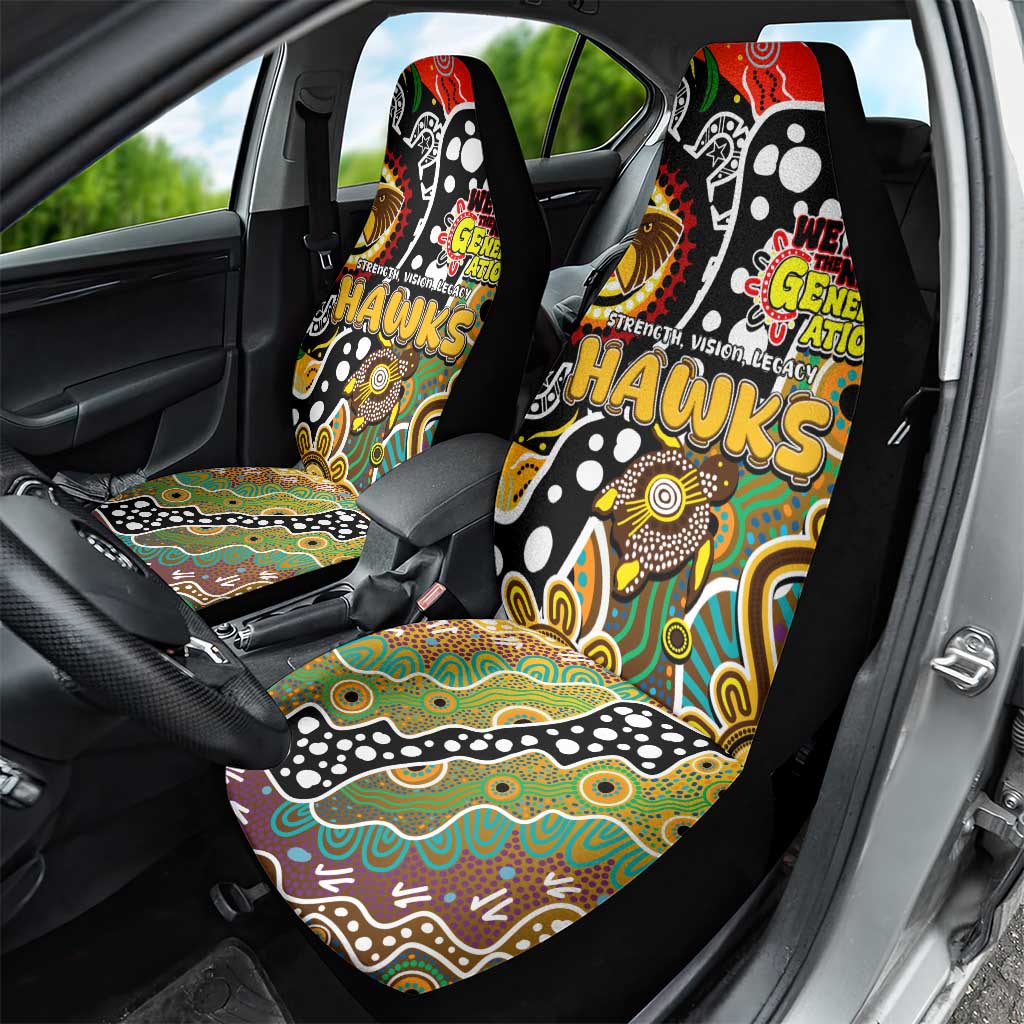 Hawks AFL Celebrating 50 Years of Naidoc Car Seat Cover NAIDOC Week 2025 Aboriginal