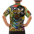 Personalised Hawks AFL Celebrating 50 Years of Naidoc Family Matching Mermaid Dress and Hawaiian Shirt NAIDOC Week 2025 Aboriginal