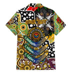 Personalised Hawks AFL Celebrating 50 Years of Naidoc Family Matching Mermaid Dress and Hawaiian Shirt NAIDOC Week 2025 Aboriginal