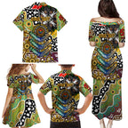 Personalised Hawks AFL Celebrating 50 Years of Naidoc Family Matching Puletasi and Hawaiian Shirt NAIDOC Week 2025 Aboriginal