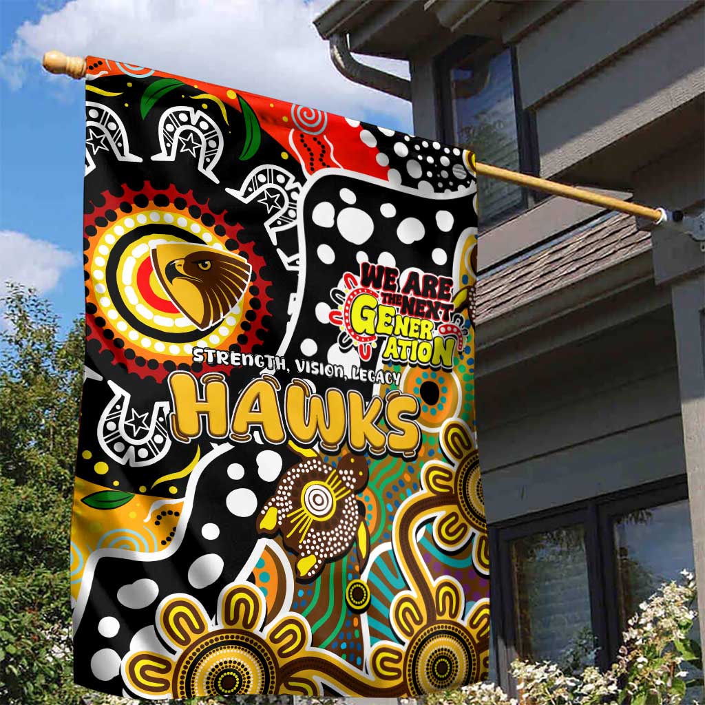 Hawks AFL Celebrating 50 Years of Naidoc Garden Flag NAIDOC Week 2025 Aboriginal