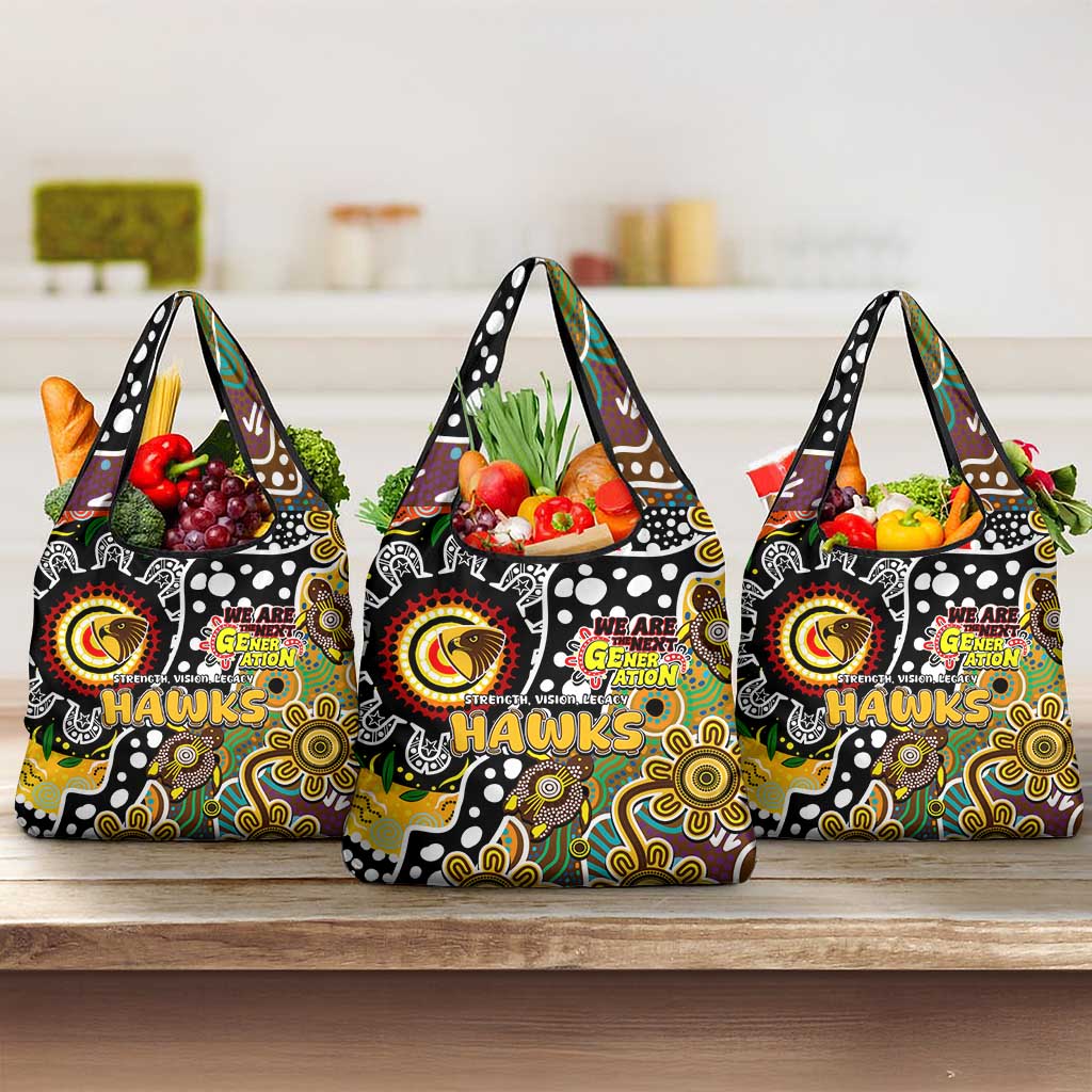 Hawks AFL Celebrating 50 Years of Naidoc Grocery Bag NAIDOC Week 2025 Aboriginal
