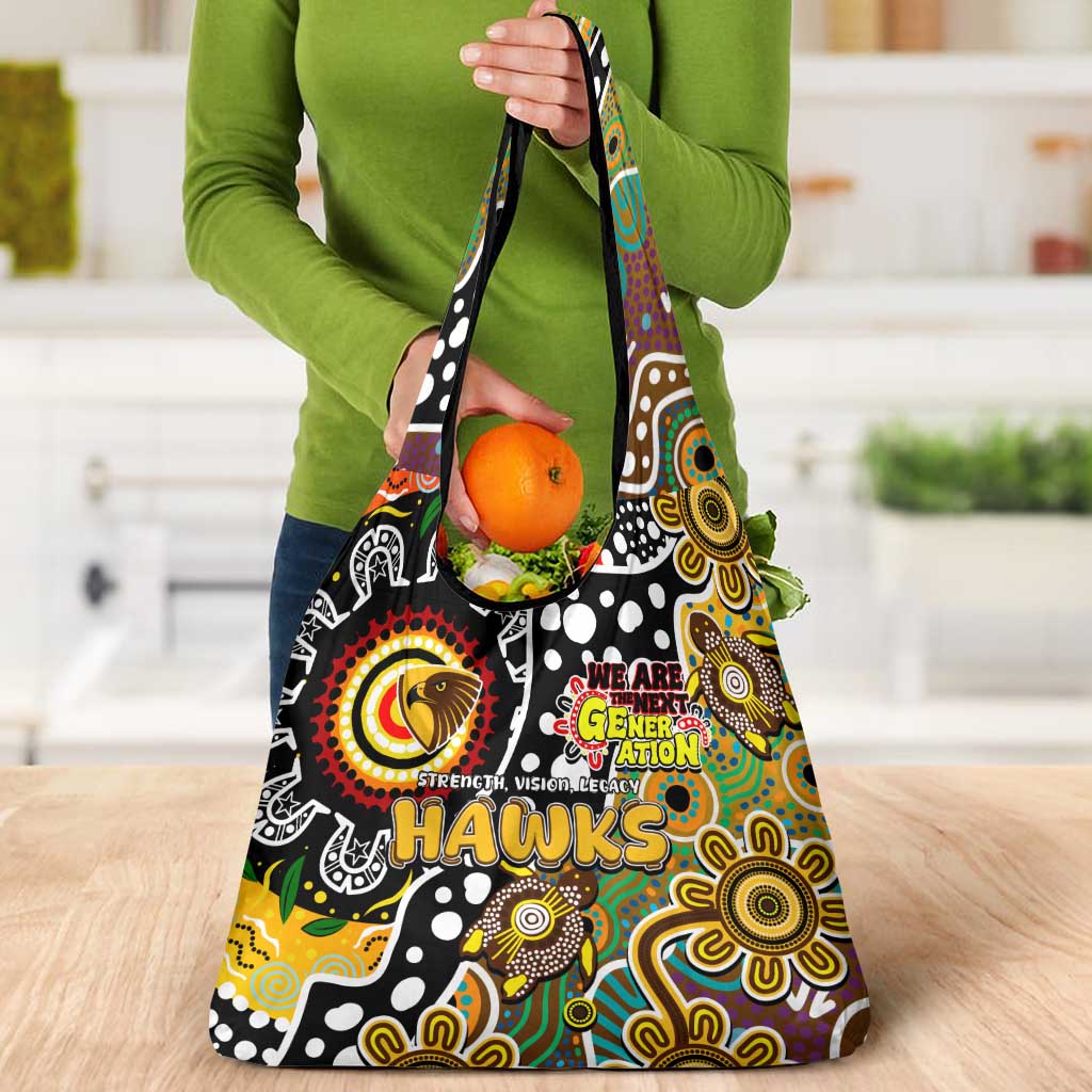 Hawks AFL Celebrating 50 Years of Naidoc Grocery Bag NAIDOC Week 2025 Aboriginal