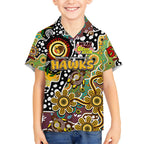 Personalised Hawks AFL Celebrating 50 Years of Naidoc Kid Hawaiian Shirt NAIDOC Week 2025 Aboriginal