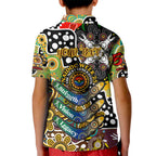 Personalised Hawks AFL Celebrating 50 Years of Naidoc Kid Polo Shirt NAIDOC Week 2025 Aboriginal