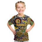 Personalised Hawks AFL Celebrating 50 Years of Naidoc Kid T Shirt NAIDOC Week 2025 Aboriginal