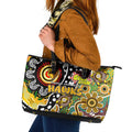 Hawks AFL Celebrating 50 Years of Naidoc Leather Tote Bag NAIDOC Week 2025 Aboriginal