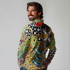 Personalised Hawks AFL Celebrating 50 Years of Naidoc Long Sleeve Polo Shirt NAIDOC Week 2025 Aboriginal