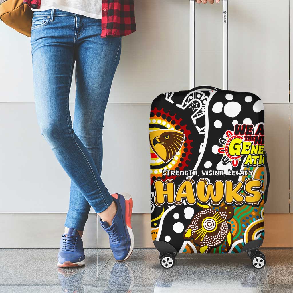 Hawks AFL Celebrating 50 Years of Naidoc Luggage Cover NAIDOC Week 2025 Aboriginal
