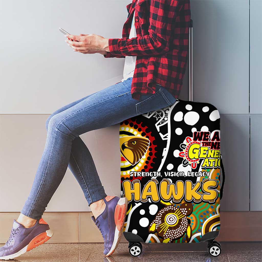 Hawks AFL Celebrating 50 Years of Naidoc Luggage Cover NAIDOC Week 2025 Aboriginal