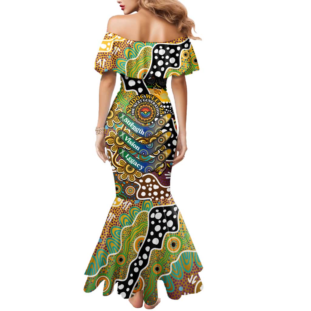 Personalised Hawks AFL Celebrating 50 Years of Naidoc Mermaid Dress NAIDOC Week 2025 Aboriginal