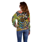 Personalised Hawks AFL Celebrating 50 Years of Naidoc Off Shoulder Sweater NAIDOC Week 2025 Aboriginal