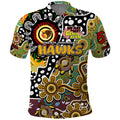 Personalised Hawks AFL Celebrating 50 Years of Naidoc Polo Shirt NAIDOC Week 2025 Aboriginal