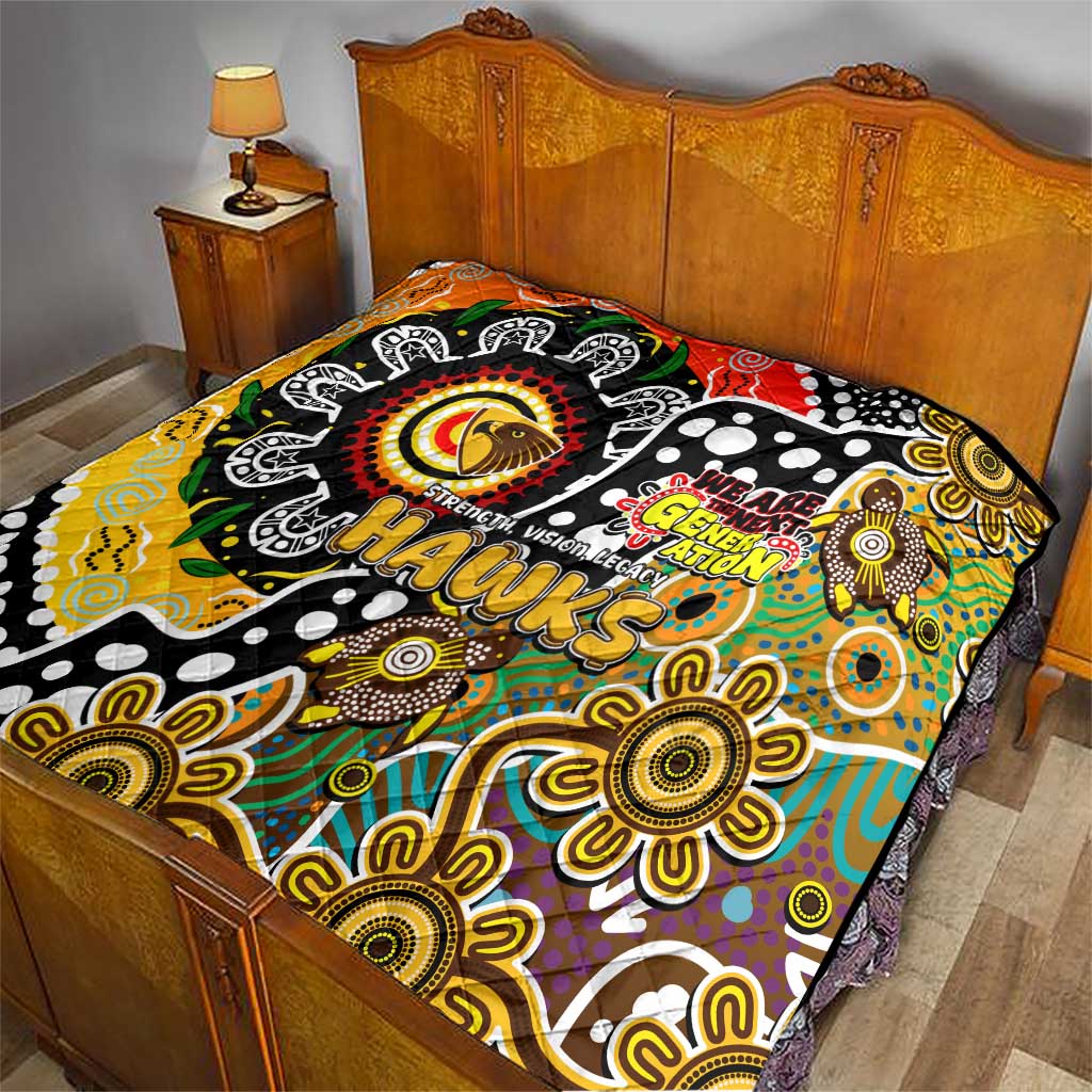Hawks AFL Celebrating 50 Years of Naidoc Quilt NAIDOC Week 2025 Aboriginal