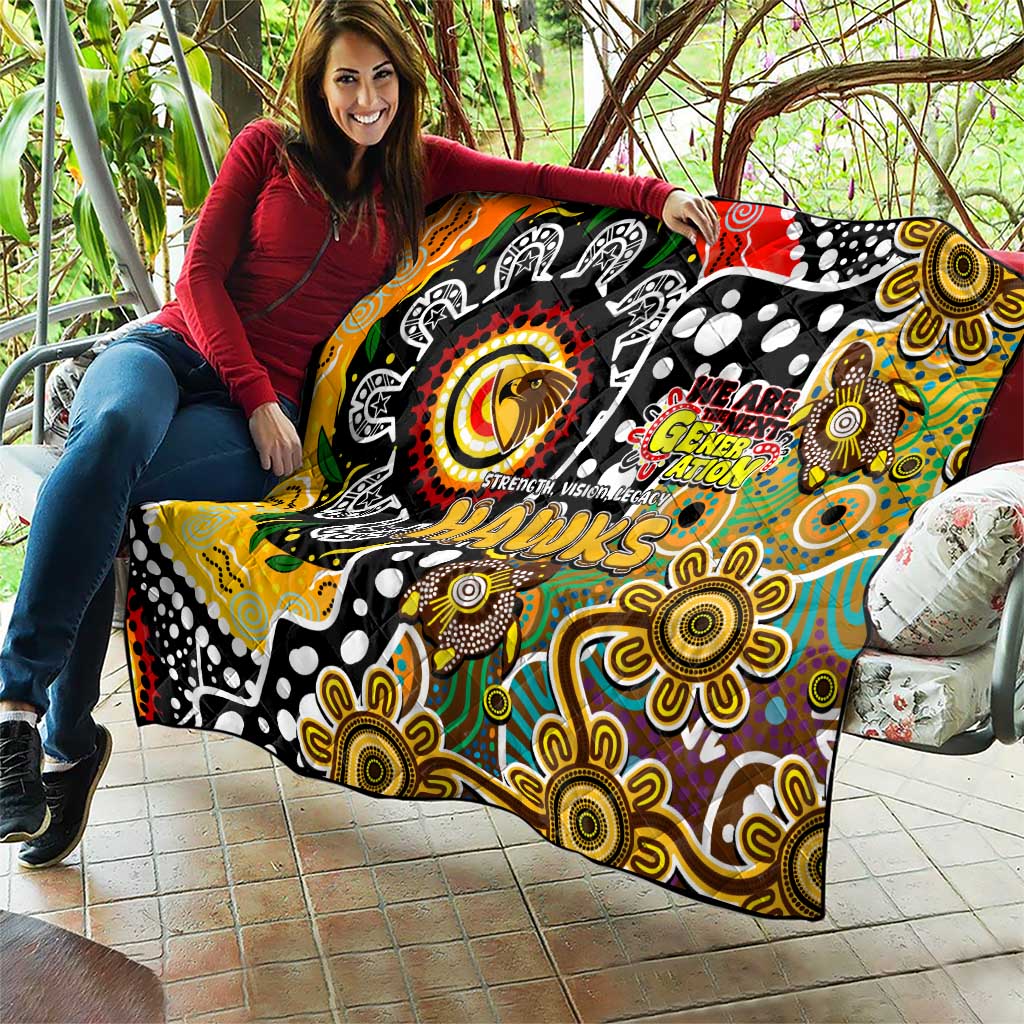 Hawks AFL Celebrating 50 Years of Naidoc Quilt NAIDOC Week 2025 Aboriginal