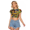 Personalised Hawks AFL Celebrating 50 Years of Naidoc Raglan Cropped T Shirt NAIDOC Week 2025 Aboriginal