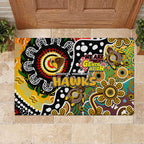 Hawks AFL Celebrating 50 Years of Naidoc Rubber Doormat NAIDOC Week 2025 Aboriginal