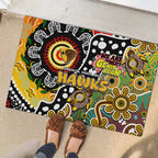 Hawks AFL Celebrating 50 Years of Naidoc Rubber Doormat NAIDOC Week 2025 Aboriginal