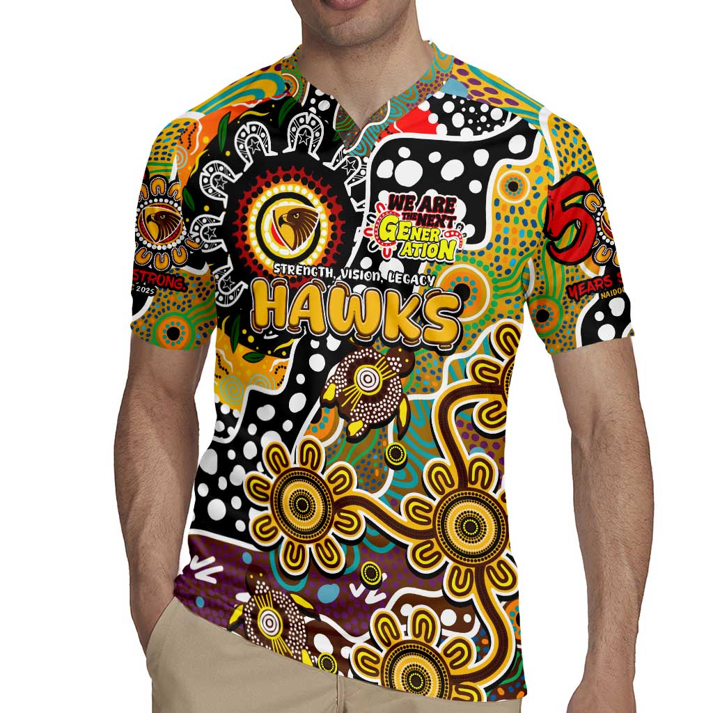 Personalised Hawks AFL Celebrating 50 Years of Naidoc Rugby Jersey NAIDOC Week 2025 Aboriginal