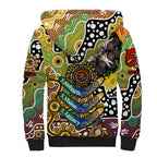 Personalised Hawks AFL Celebrating 50 Years of Naidoc Sherpa Hoodie NAIDOC Week 2025 Aboriginal