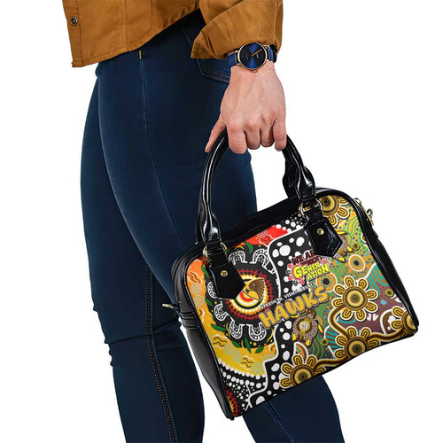 Hawks AFL Celebrating 50 Years of Naidoc Shoulder Handbag NAIDOC Week 2025 Aboriginal