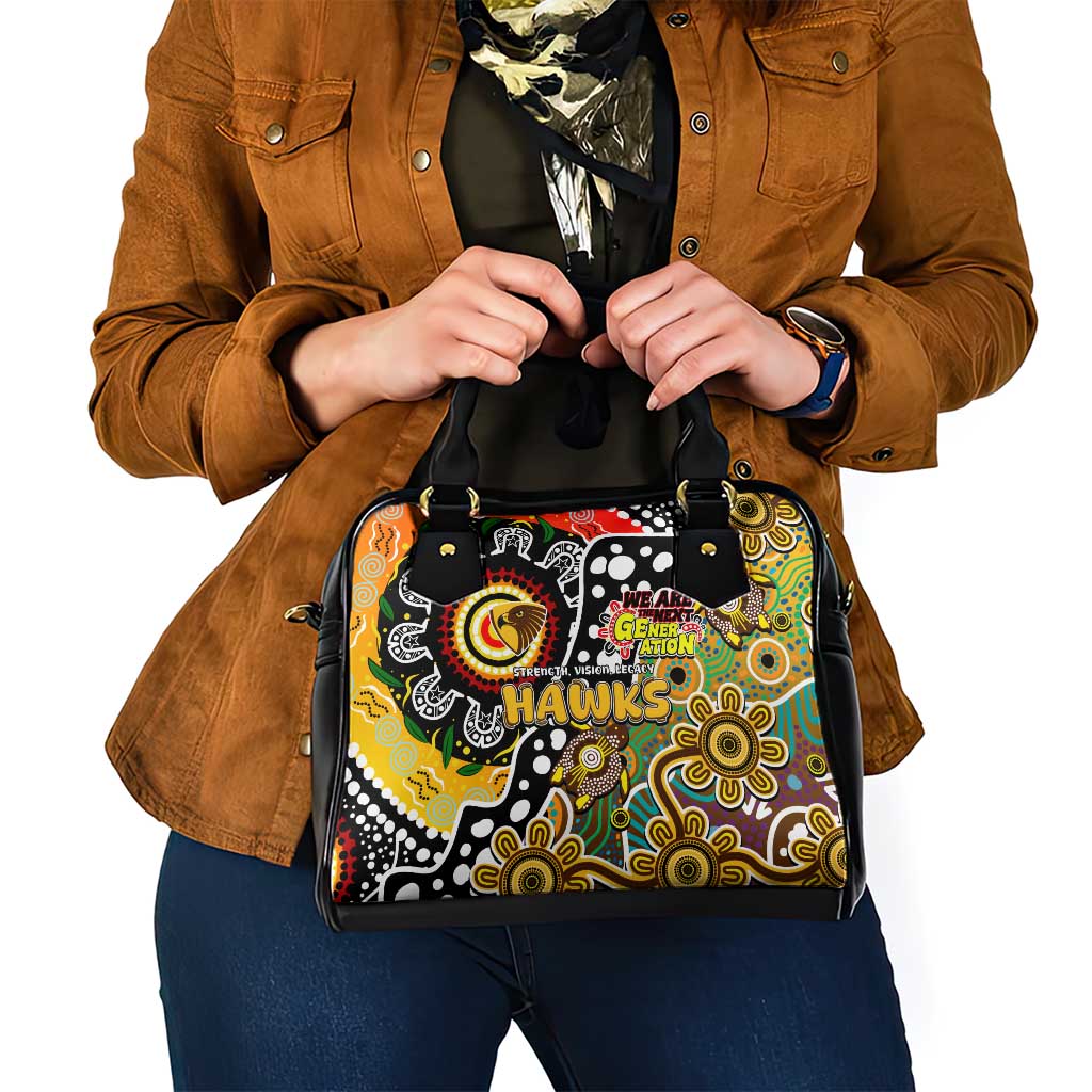 Hawks AFL Celebrating 50 Years of Naidoc Shoulder Handbag NAIDOC Week 2025 Aboriginal