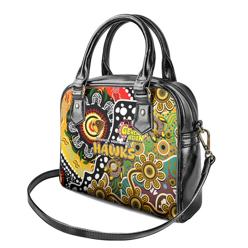 Hawks AFL Celebrating 50 Years of Naidoc Shoulder Handbag NAIDOC Week 2025 Aboriginal