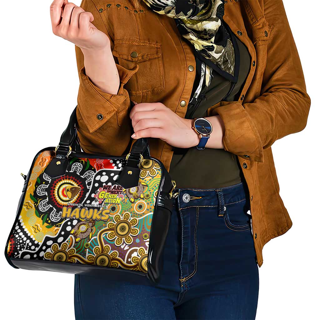 Hawks AFL Celebrating 50 Years of Naidoc Shoulder Handbag NAIDOC Week 2025 Aboriginal