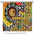 Hawks AFL Celebrating 50 Years of Naidoc Shower Curtain NAIDOC Week 2025 Aboriginal