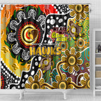 Hawks AFL Celebrating 50 Years of Naidoc Shower Curtain NAIDOC Week 2025 Aboriginal