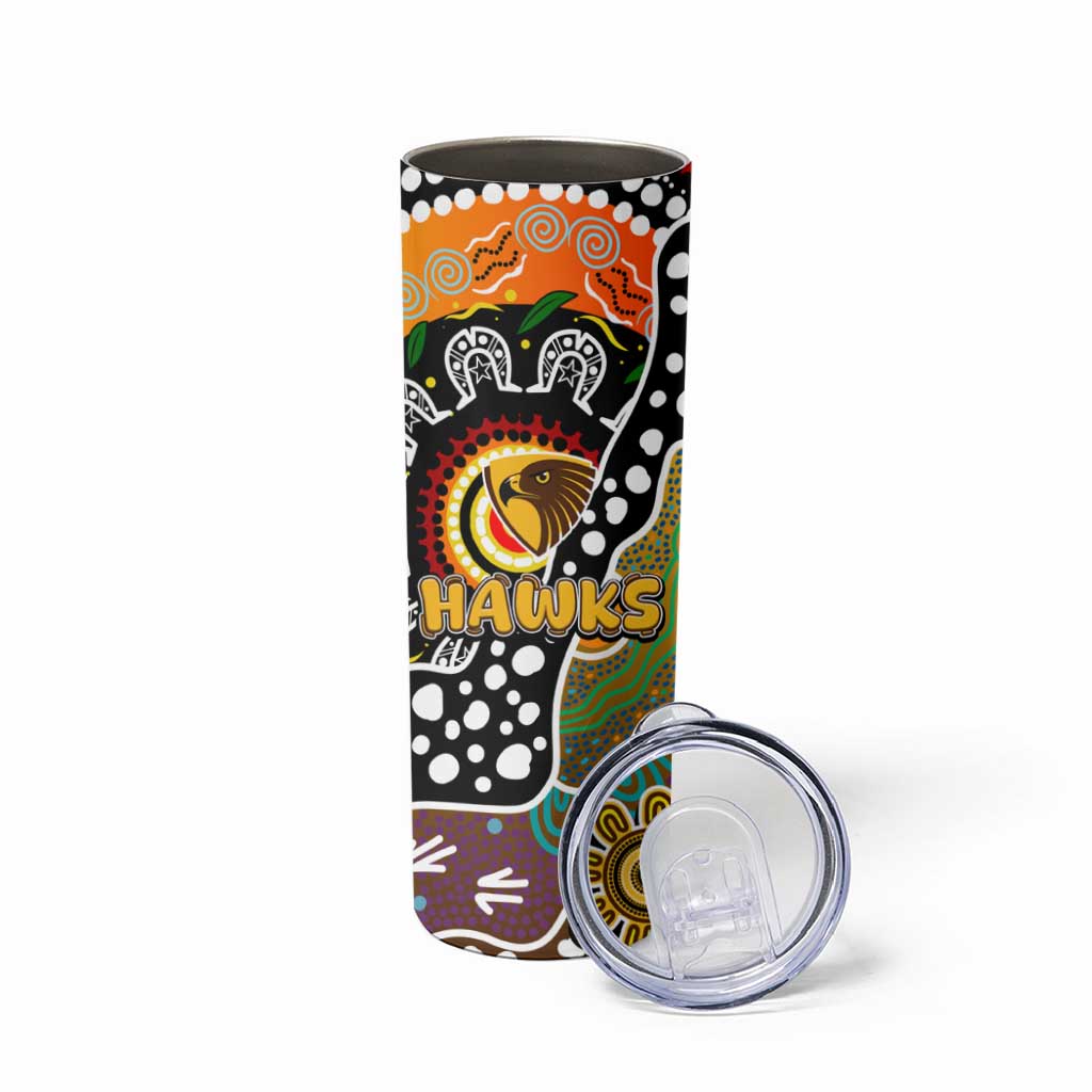 Hawks AFL Celebrating 50 Years of Naidoc Skinny Tumbler NAIDOC Week 2025 Aboriginal