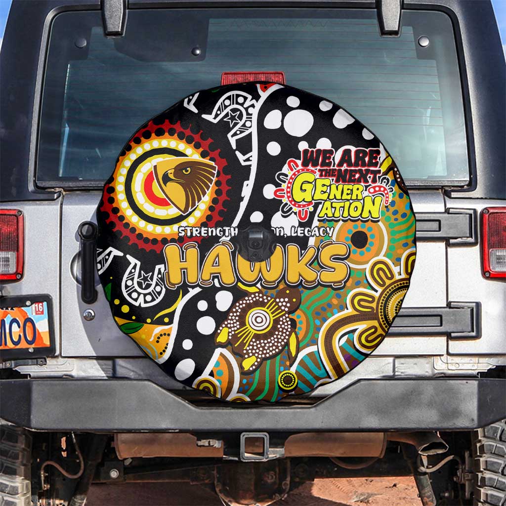 Hawks AFL Celebrating 50 Years of Naidoc Spare Tire Cover NAIDOC Week 2025 Aboriginal