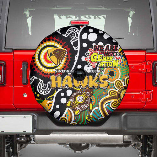Hawks AFL Celebrating 50 Years of Naidoc Spare Tire Cover NAIDOC Week 2025 Aboriginal