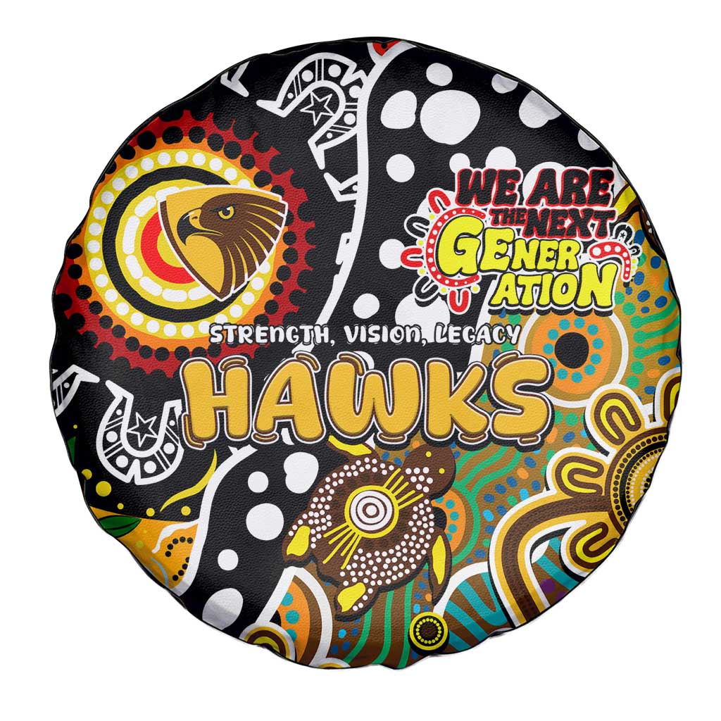 Hawks AFL Celebrating 50 Years of Naidoc Spare Tire Cover NAIDOC Week 2025 Aboriginal