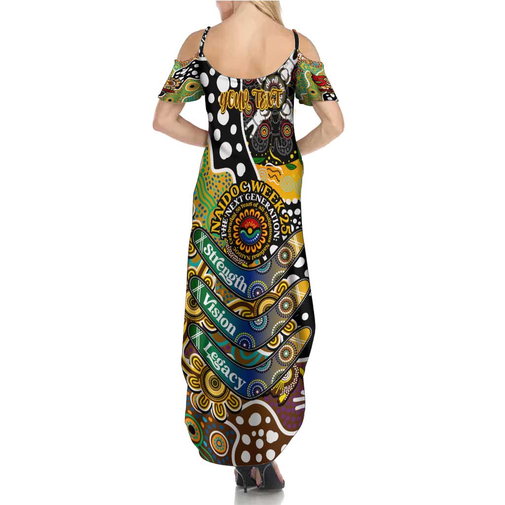 Personalised Hawks AFL Celebrating 50 Years of Naidoc Summer Maxi Dress NAIDOC Week 2025 Aboriginal