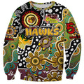 Personalised Hawks AFL Celebrating 50 Years of Naidoc Sweatshirt NAIDOC Week 2025 Aboriginal
