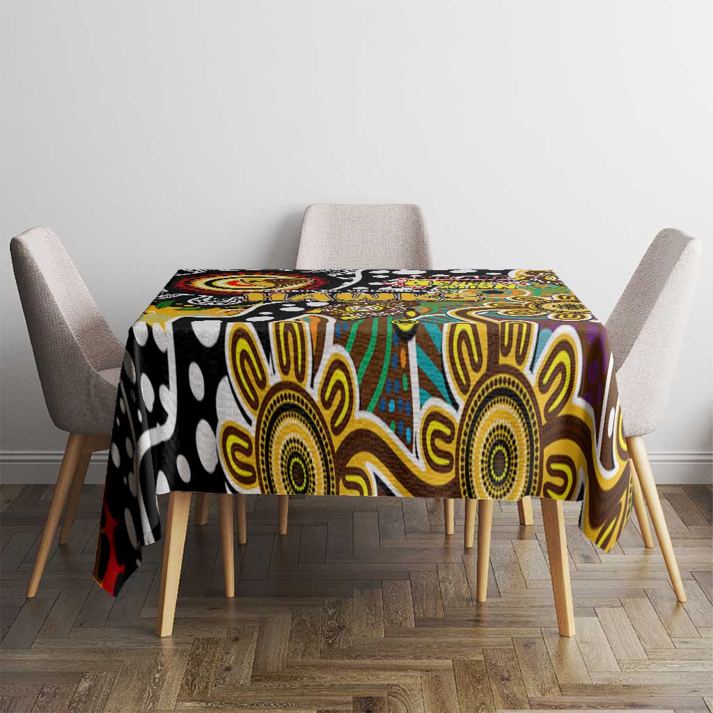 Hawks AFL Celebrating 50 Years of Naidoc Tablecloth NAIDOC Week 2025 Aboriginal